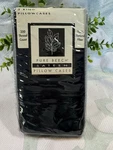 Pure Beech Sateen King Pillowcases Black 250TC Modal Bed Bath Beyond New. Fixed Price $39.99.