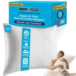 Xtreme Comforts Shredded Memory Foam Pillow Adjustable Loft Cooling Bed. Fixed Price $59.70.