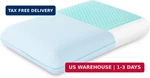 Egohome Cooling Gel Memory Foam Pillow - Reversible Cover, Neck Support. Fixed Price $71.98.