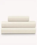 Ella Jayne Heather Jersey Poly Cotton Knit 4-PIECE Sheet Set Full Size Ivory. Fixed Price $39.95.