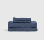 Bnwot Quince Organic Bamboo Sheet Set King Size 4 Piece Nightfall Blue. Fixed Price $105.00.