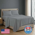 Non Sticky Cotton Premium 4 Piece Egyptian Fitted King Sheet Set Hotel. Fixed Price $56.29.