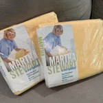 New Vintage 1997 Martha Stewart King Sheet Set Sun Yellow Cotton Blend No-iron. Fixed Price $50.00.
