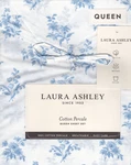 Laura Ashley Queen Sheet Set Victorian Bouquet Blue 4PC Cottage Farmhouse Chic. Fixed Price $68.39.