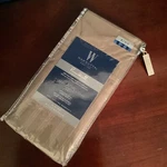 Wamsutta King Pillowcases 625 Thread Count 100% Pimacott Jacquard Stripe Taupe. Fixed Price $32.00.