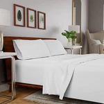 4 Piece Purity Home Organic Cotton Bedding Percale Sheet Set Full Deep Pocket. Fixed Price $21.99.