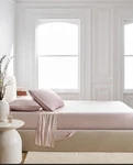 Quince Bamboo Piece Sheet Set Queen Soft Blush Msrp $134 Nwot Lovely!. Fixed Price $71.00.