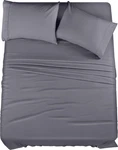 Utopia Bedding Set 4 Piece For Queen, Grey. Fixed Price $28.99.