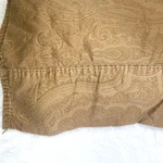 Ralph Lauren Home King Percale Flat Sheet Italy Paisley Light Brown Cotton. Fixed Price $41.84.