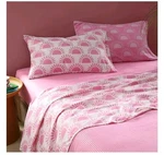 Urban Shop Twin Sheet Set 6 Piece Mix & Match Reversible Pink Sunburst. Fixed Price $20.99.