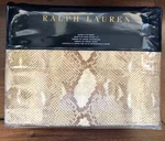Nip Ralph Lauren Great Sands Python Queen Flat Sheet Srp $215. Fixed Price $145.00.
