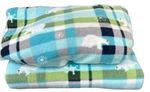 Twin Cannon Polar Bear Aqua Green White Plaid Fitted And Flat Sheet Super Soft. Fixed Price $25.50.