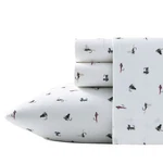 Eddie Bauer Sheet Set 4PC 100% Cotton Deep Pockets Crisp Comfortable Breathable. Fixed Price $44.99.