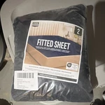 Utopia Bedding 2-PACK Queen Fitted Sheet Black 100% Polyester Oeko-tex. Fixed Price $35.89.