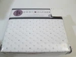 New Tommy Hilfiger 4 Pc Queen Sheet Set Grey Gray Mini Diamond White. Fixed Price $69.00.