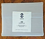 Izod Light Gray Harbor Mist 4-PIECE King Sheet Set 200 Thread Count New. Fixed Price $59.95.