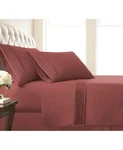 Southshore Fine Linens Classy Pleated 21IN Sheet Set Dusty Rose Queen Size. Fixed Price $44.99.