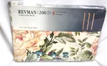 Vtg Revman Full Size Fitted Sheet No Iron Percale Floral Charleston Iii Nip. Fixed Price $9.99.