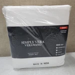 Simply Vera Wang Egyptian Cotton 4PC Sheet Set 800 Thread Count White Queen. Fixed Price $99.99.