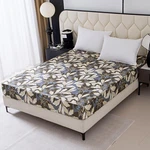 Naturety Bedding Fitted Sheet With Deep Pocket,leaf Designs Printed Thicken F.... Fixed Price $17.98.