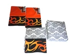 Harley Davidson Flame Rider Fireball Orange Black White (4P) Queen Sheet Set. Fixed Price $125.00.