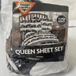 Monster Jam Tracks Queen Bed Fitted Sheet Only 1 Piece. Fixed Price $17.76.