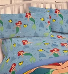 Little Mermaid Ariel World Twin Bed Sheet Set - 3 Piece By Disney. Fixed Price $23.90.