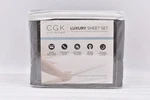 Cgk Unlimited Luxury Sheet Set 4 Piece In Dark Grey, Queen. Fixed Price $25.49.