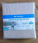 Columbia Cooling Temperature Balancing Moisture 100% Cotton Twin 3 Pc Stone. Fixed Price $39.20.