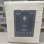 Tranquil Home White 1200 Thread Count 6PIECE Sheet Set, Queen. Fixed Price $65.00.
