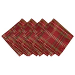 Elrene Home Fashions Shimmering Plaid Holiday 17 X (napkins), Red. Fixed Price $18.99.
