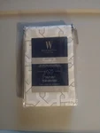 Wamsutta Pimacott Sateen Pillowcases Queen/standard Luxury Geo Pattern 625 Tc. Fixed Price $40.00.