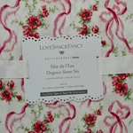 Pottery Barn Teen Loveshackfancy Fete De L'eau Twin Xl Sheet Set Ribbon Bow. Fixed Price $89.99.