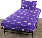 Everything Comfy Kansas State Wildcats King Sized 4 Piece Sheet Set, Team Color. Fixed Price $115.99.