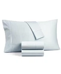 Charter Club Blue Solid 550 Thread Count 100% Cotton 17" Fitted Sheet Twin. Fixed Price $26.20.
