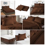 Best Bedding 1000TC/1200TC 100% Cotton Us Sizes Select Item Chocolate Stripe. Fixed Price $158.11.
