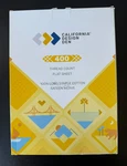 New California Den Design Queen Flat Sheet Bright White 400 Thread Sateen Weave. Fixed Price $10.00.
