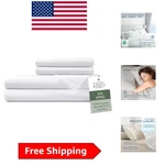 100% Viscose Size Bed Sheets Breathable & Moisture-wicking Comfort Set. Fixed Price $167.19.