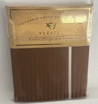 Nos Nip Veratex Medici Stripe Collection 2 King Pillowcases Cotton Sateen Usa. Fixed Price $22.00.