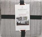 Hearth & Hand Magnolia Textured Stripe Duvet Cover Set Full/queen Gray Cotton. Fixed Price $29.99.