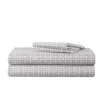 Home Expressions Soft Touch Micro Sheet Set Geo Gray Drizzle King Size. Fixed Price $28.00.