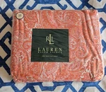 Lauren Ralph Harbor View Paisley Twin Flat Sheet 100% Cotton. Fixed Price $39.77.