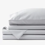 The Company Store-premium Smooth Supima Cotton Wrinkle-free Sateen Bed Sheet Set. Fixed Price $95.00.