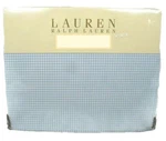 Ralph Lauren Georgica Garden Sanabel Light Blue Gingham Flat Sheet Nwt Rare Full. Fixed Price $99.95.