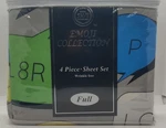 Emoji Full Size 4 Piece Sheet Set Hotel 5TH Ave. 100% Polyester Wrinkle Free. Fixed Price $18.89.
