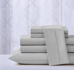 Kathy Ireland Home Ulta Soft Cool Max 6PC Solid Microfiber King Sheet Light Gray. Fixed Price $52.47.