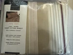 Martex Modern Living Cal King Deep Fitted Sheet Cotton Blend. Fixed Price $26.00.