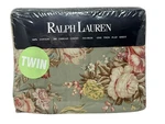 New! Ralph Lauren Charlotte Iv Green Floral Flowers Shabby Twin Flat Sheet. Fixed Price $89.95.