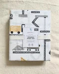 Pottery Barn Kids Organic Ethan Construction Builder Sheet Set Twin Grey Yellow. Fixed Price $89.00.