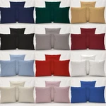 Solid Pillowcase / Cover (many Sizes) (12 Colors Available). Fixed Price $15.00.